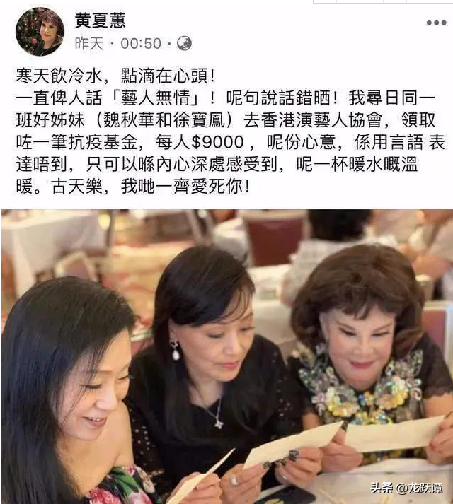林雪揭露香港演员黑幕，称明面上做慈善的就两人，刘德华和古天乐
