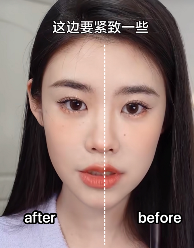 女生长期化妆vs不化妆，区别也太大了吧？
