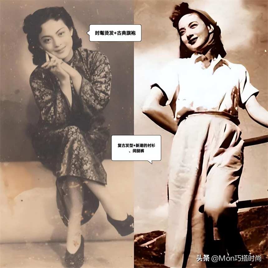 看了50年代的王丹凤，才发现：她的穿搭竟比美貌更出众，好高级！